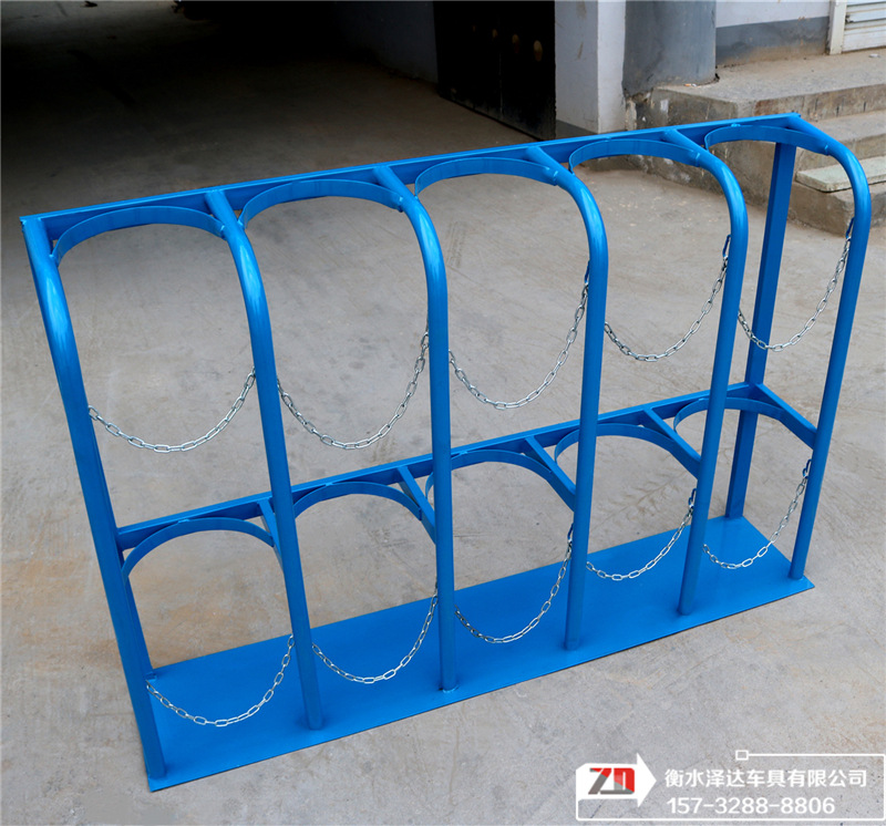 40l氧气瓶五联瓶固定架钢瓶铰链液化钢瓶架钢瓶固定装置批发定制