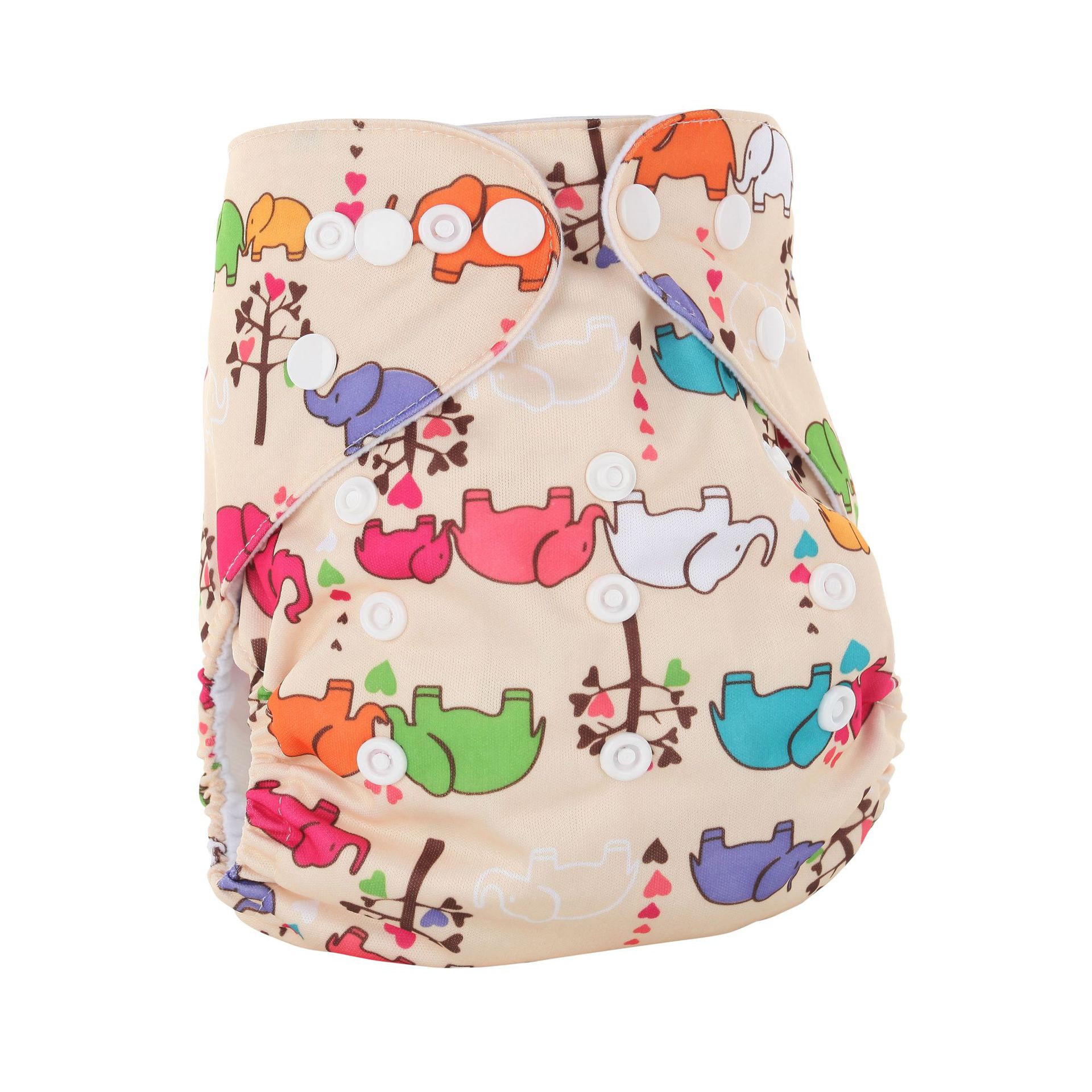 婴秀婴儿布尿裤可洗透气内裤尿布裤0-3岁宝宝尿不湿可兜尿