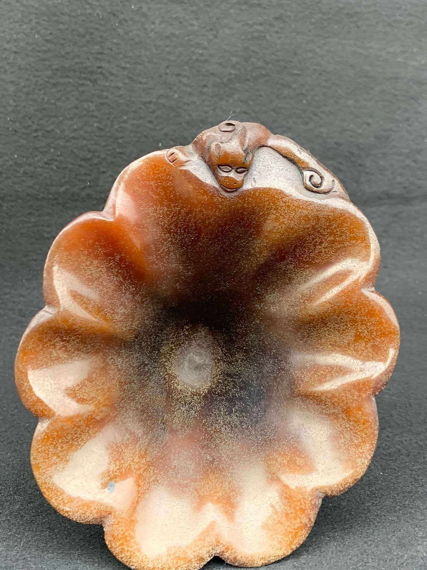 家居饰品 做旧仿古古玩仿犀牛角杯子 农村收淘 老货老物件