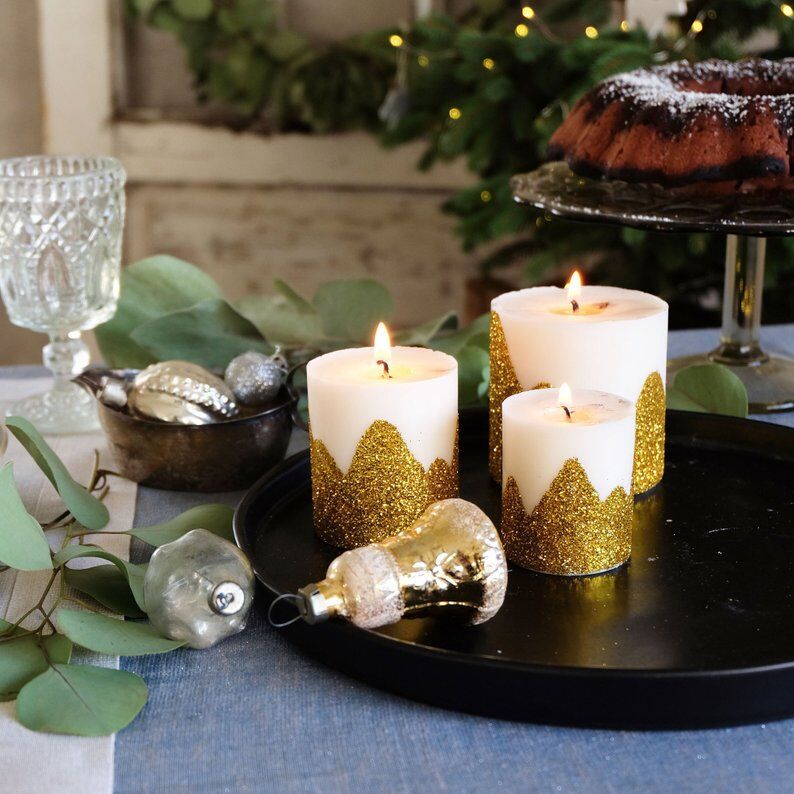 圆柱蜡烛粗欧式婚礼西餐烛光晚餐布置婚庆酒店装饰西餐厅教堂