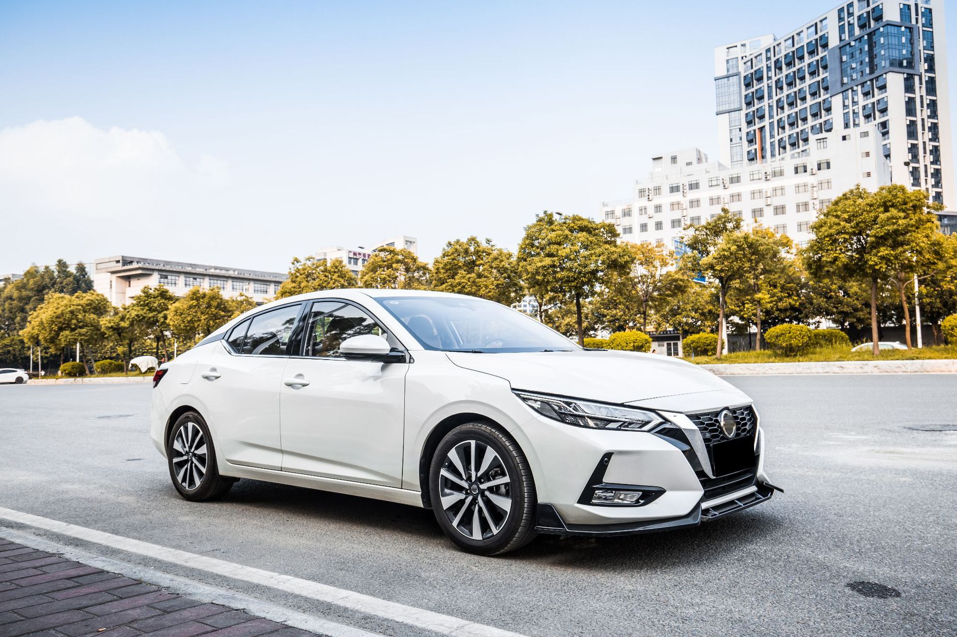 20款新轩逸改装前铲包围14代轩逸前唇侧裙前铲尾翼后唇装饰包角