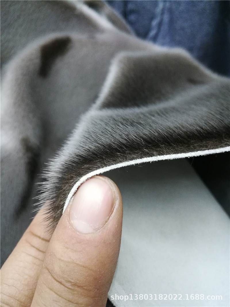 海豹皮毛一体皮草双面夹克 自然斑点海豹皮夹克 户外男式皮草