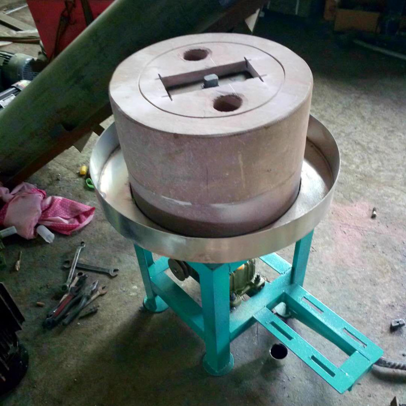 小磨香油纯芝麻油芝麻酱香油自动石磨小麦豆腐豆浆面粉机电动石磨