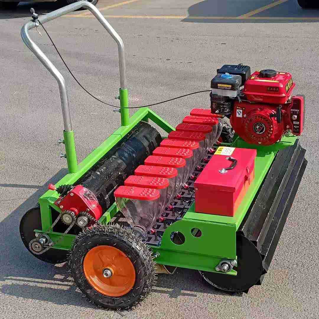 手推汽油大棚芹菜菠菜香菜种植机蔬菜精播机新款多功能农用播种机