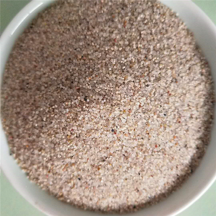 厂家生产油田压裂砂圆粒砂质感砂圆粒石英砂