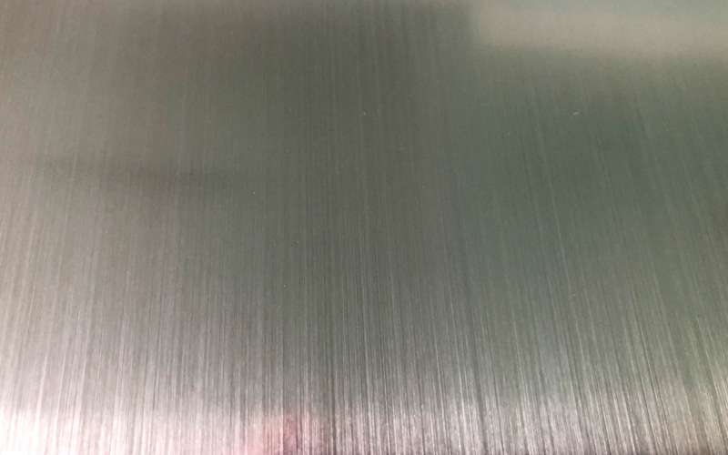 拉丝银黑底优质耐用abs新料挤出绿色环保仿金属面双色板