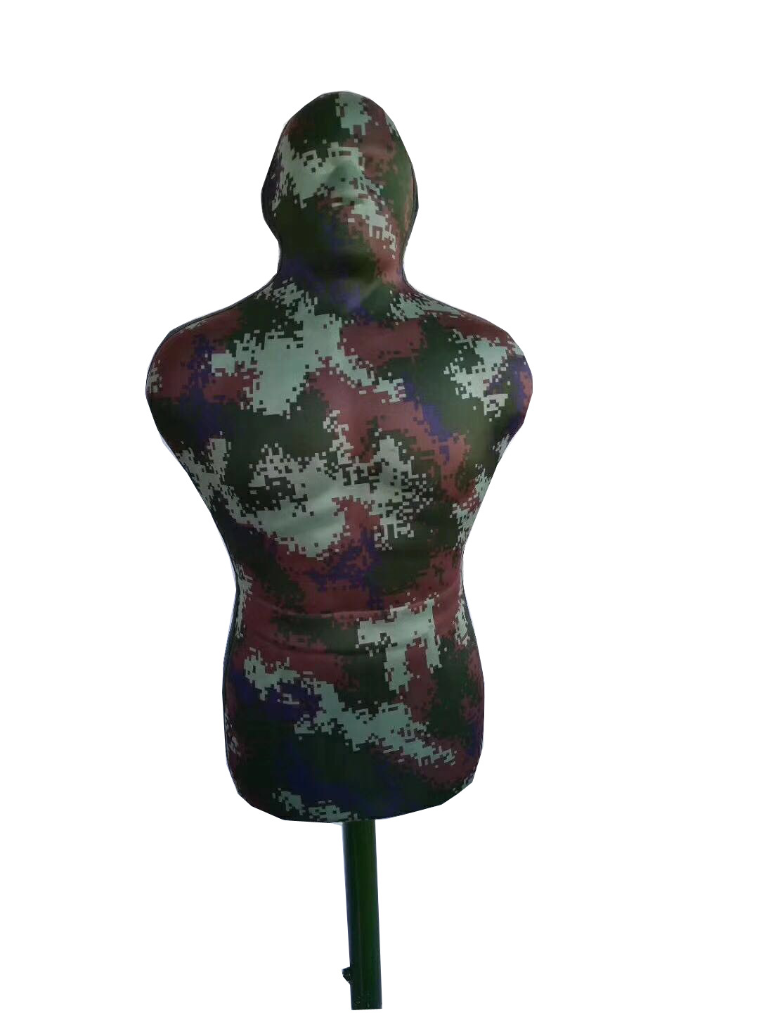 迷彩刺杀人形靶 木枪人形桩拳击训练假人发泄式假人移动吸盘型靶