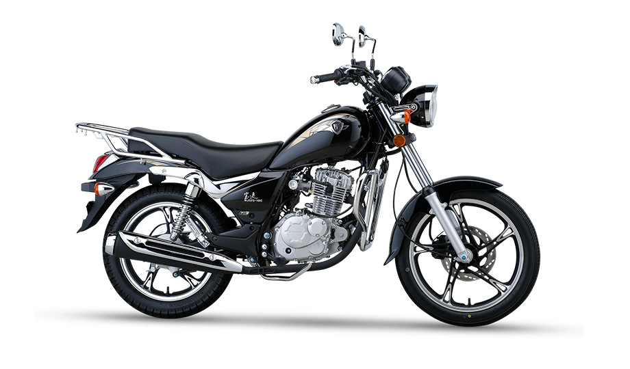 国四电喷江门大长江豪爵牌宝逸hj125-18c链条机燃油摩托车125cc