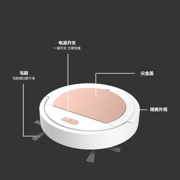 创意家用扫地机器人 自动清洁机 充电款吸尘器跨境专供-阿里巴巴