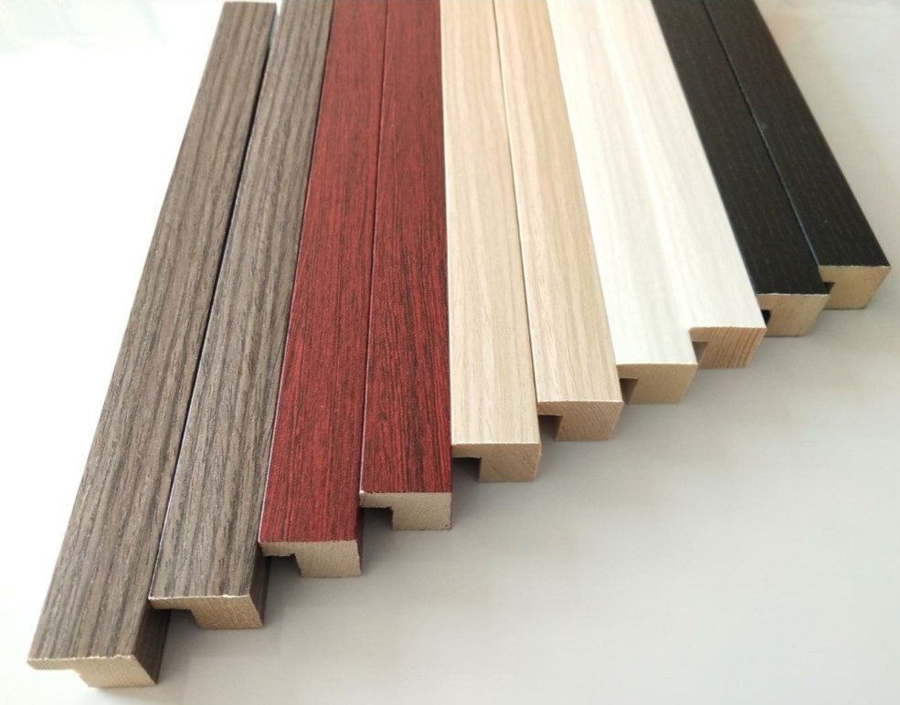 俄罗斯樟子松松木包覆线条天然实木条照片墙相框边框条2*2.4定制