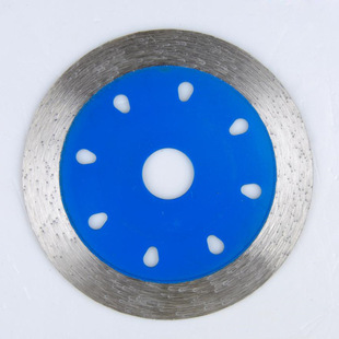 金刚石锯片 湿片 110mm连续型无齿石材切割锯片 石材专用小锯片