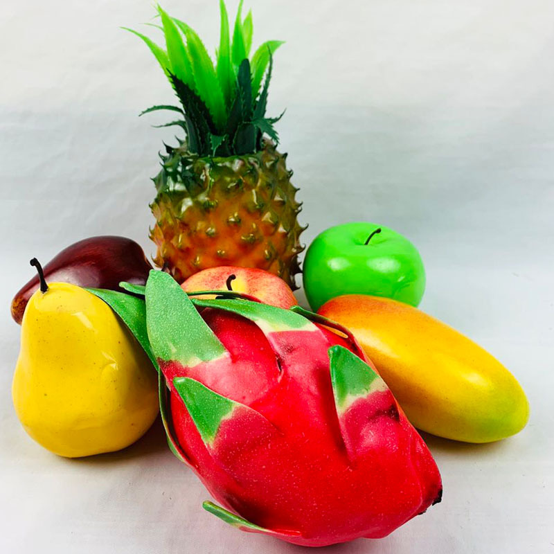 厂家直销仿真水果模型加重火龙果摆件跨境专供家居水果店摆件装饰