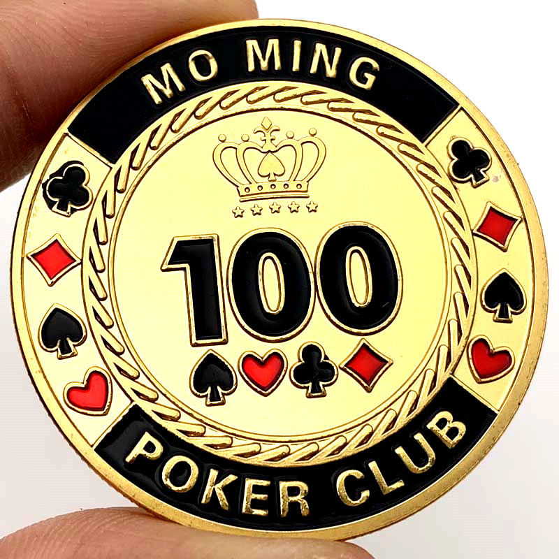 拉斯维加斯筹码镀金纪念币收藏币定制金币硬币彩色纪念章