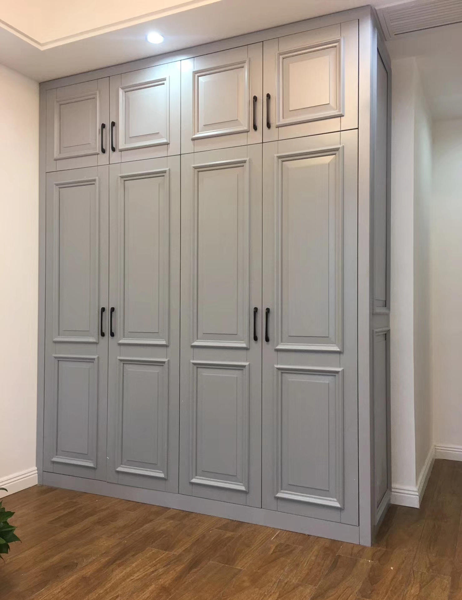 厂家直销实木衣柜 实木混油衣帽间多层板衣柜柜体