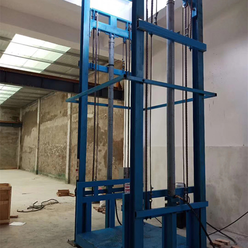厂家直销3米导轨式液压升降机 简易升降货梯室内外仓储升降举升机