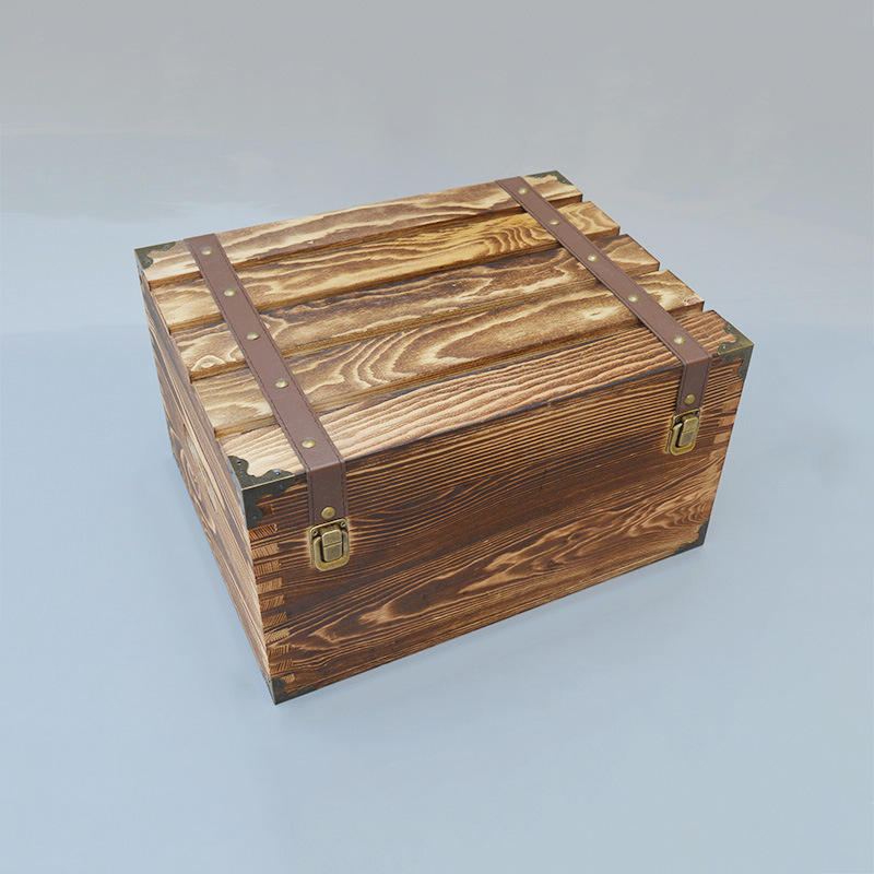 六支装红酒盒木制红酒礼盒精美实木红酒包装木盒多支葡萄酒包装盒