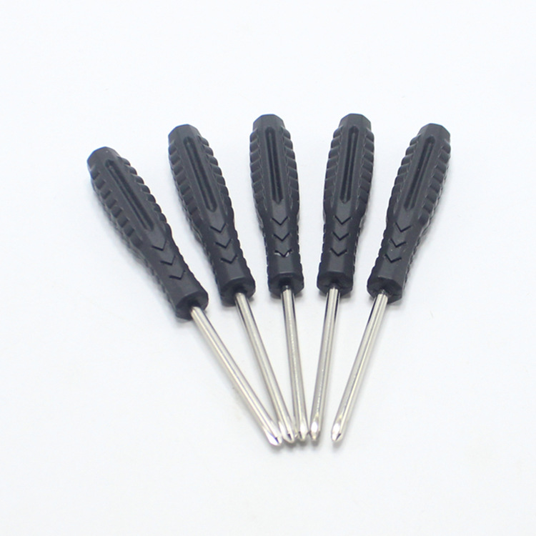 3厘ph0# ph1# ph2#刀头 100mm黑色手柄螺丝刀 3.0螺丝刀十一批发
