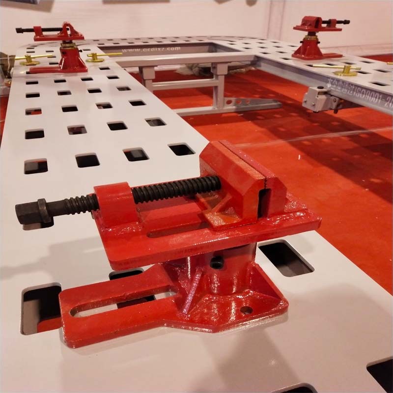 厂家免费保修一年汽车大梁校正仪 夹具终身保用钣金修复校正平台