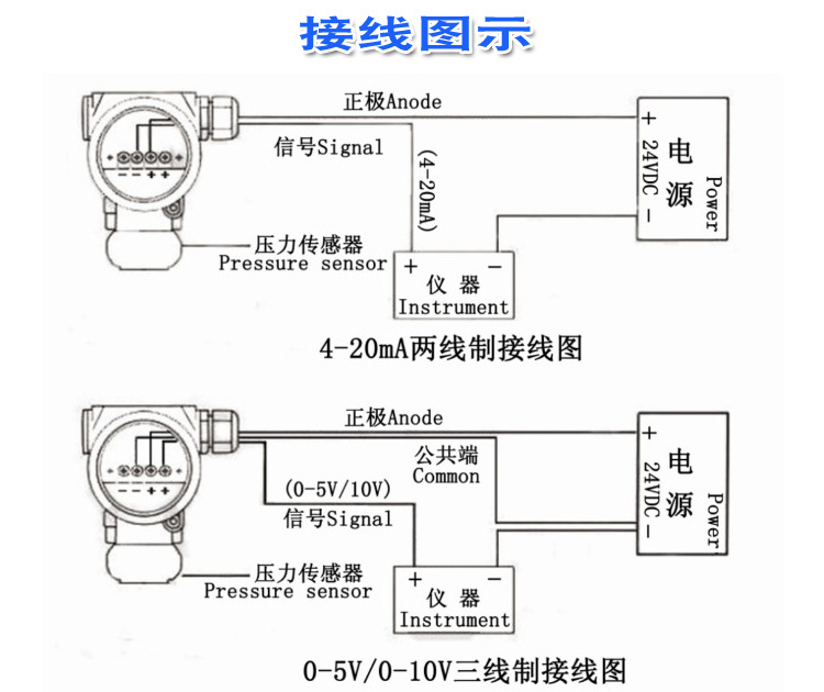 smc压力传感器接线图图片