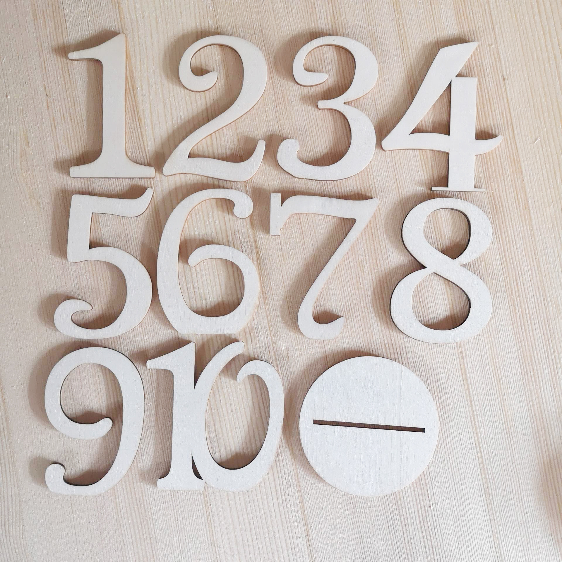 厂家供应diy数字摆件 木质婚礼数字1至10席位牌 婚礼桌号摆件