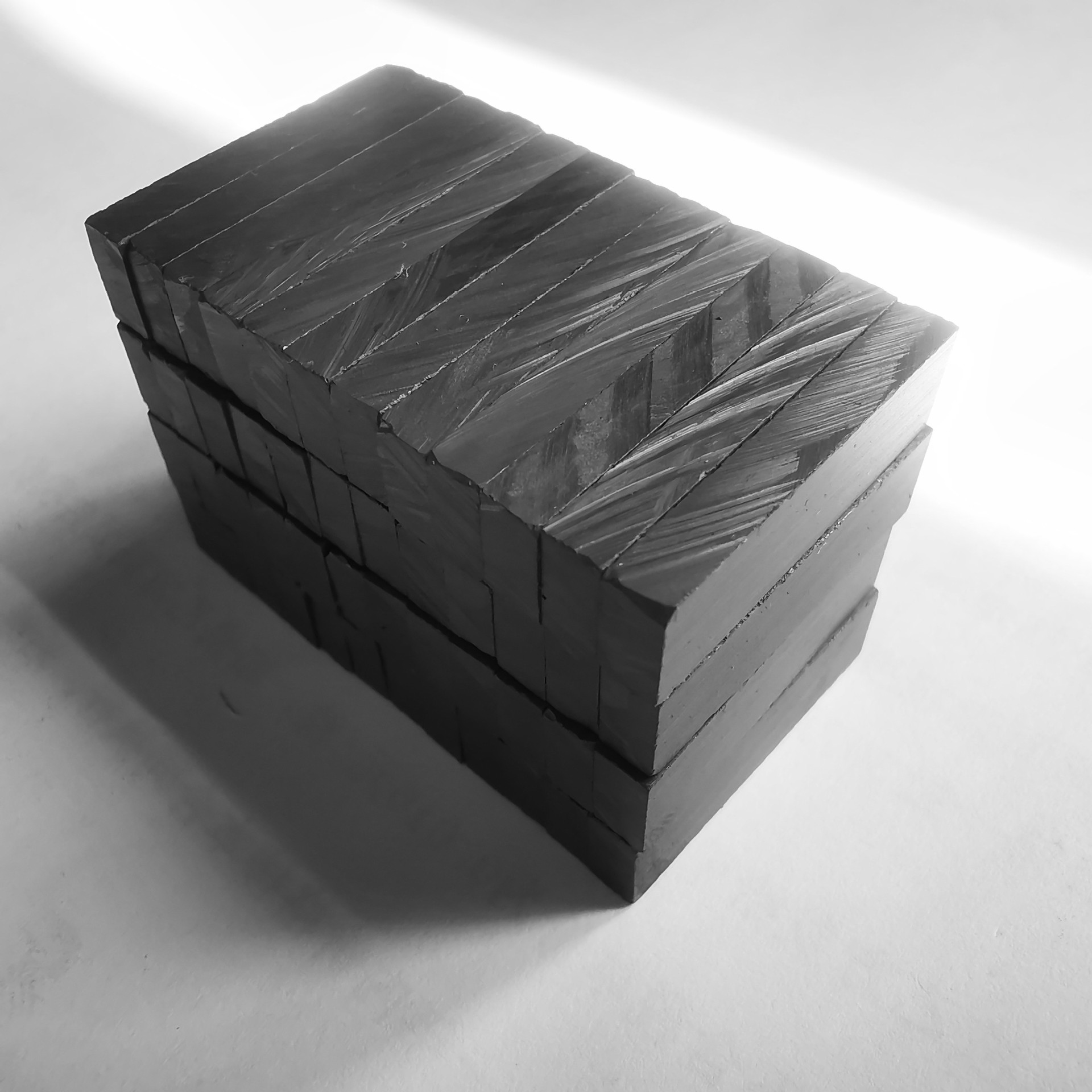 异性切割方块磁铁 铁氧体方块 y30bh