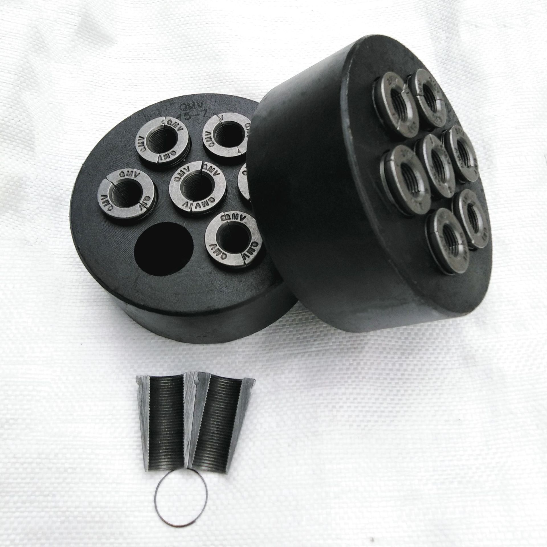 邱姆 产地货源 预应力钢绞线 桥梁 两件套 锚环 锚具夹片