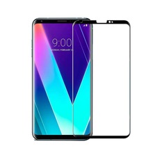 适用LG V40 V50曲屏钢化膜G9全屏玻璃膜LG Wing曲面保护膜手机膜