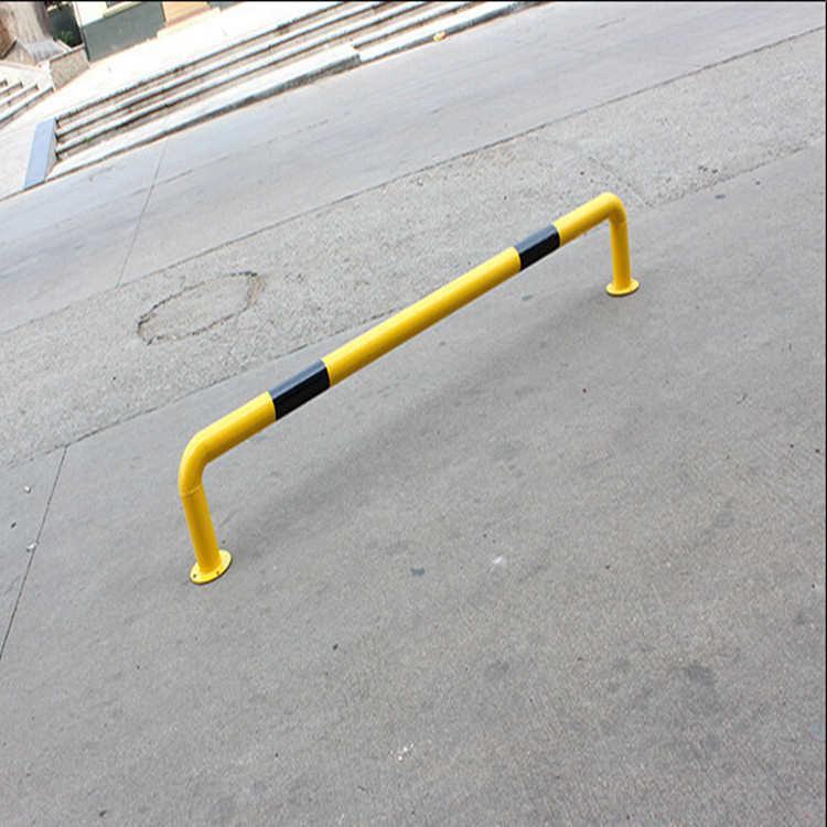 热销小区加厚挡车器 黄黑u型防撞柱警示桩 烤漆车位分隔器直销