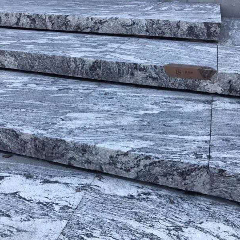 批发定制浪淘沙山水石大漠流金花岗岩天然大理石外挂石材幻彩麻