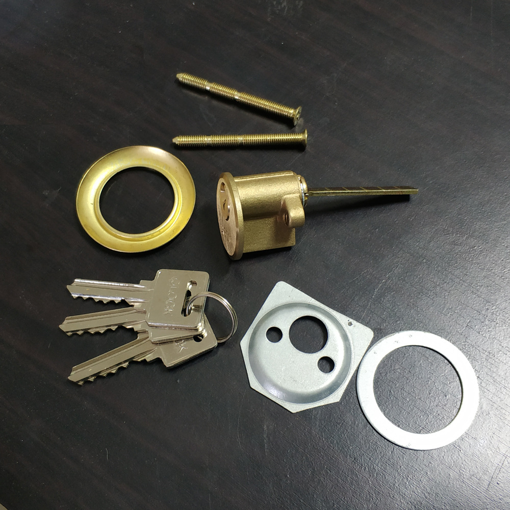 全铜564老虎外装门锁锁芯 出口型老式弹子锁芯 铜冲锁芯加工