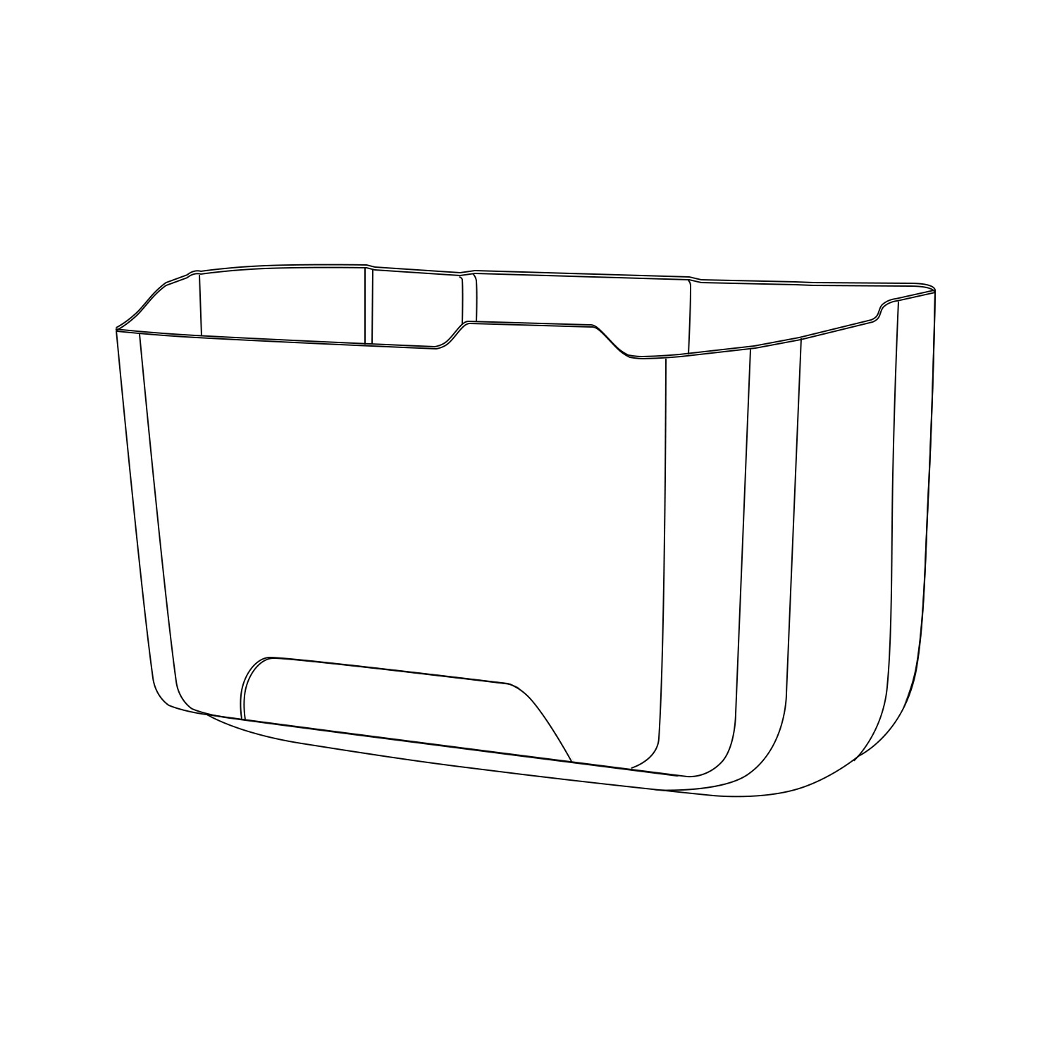 厨房垃圾桶塑料收纳筐家用柜门挂式垃圾桶折叠悬挂分类车载纸篓
