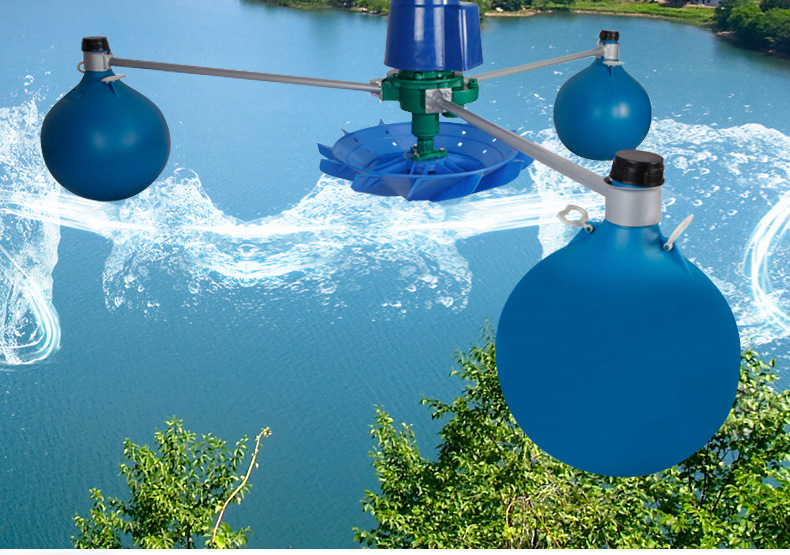 yl3kw叶轮式鱼塘渔业虾塘水产养殖增氧机鱼池三相叶轮增氧机