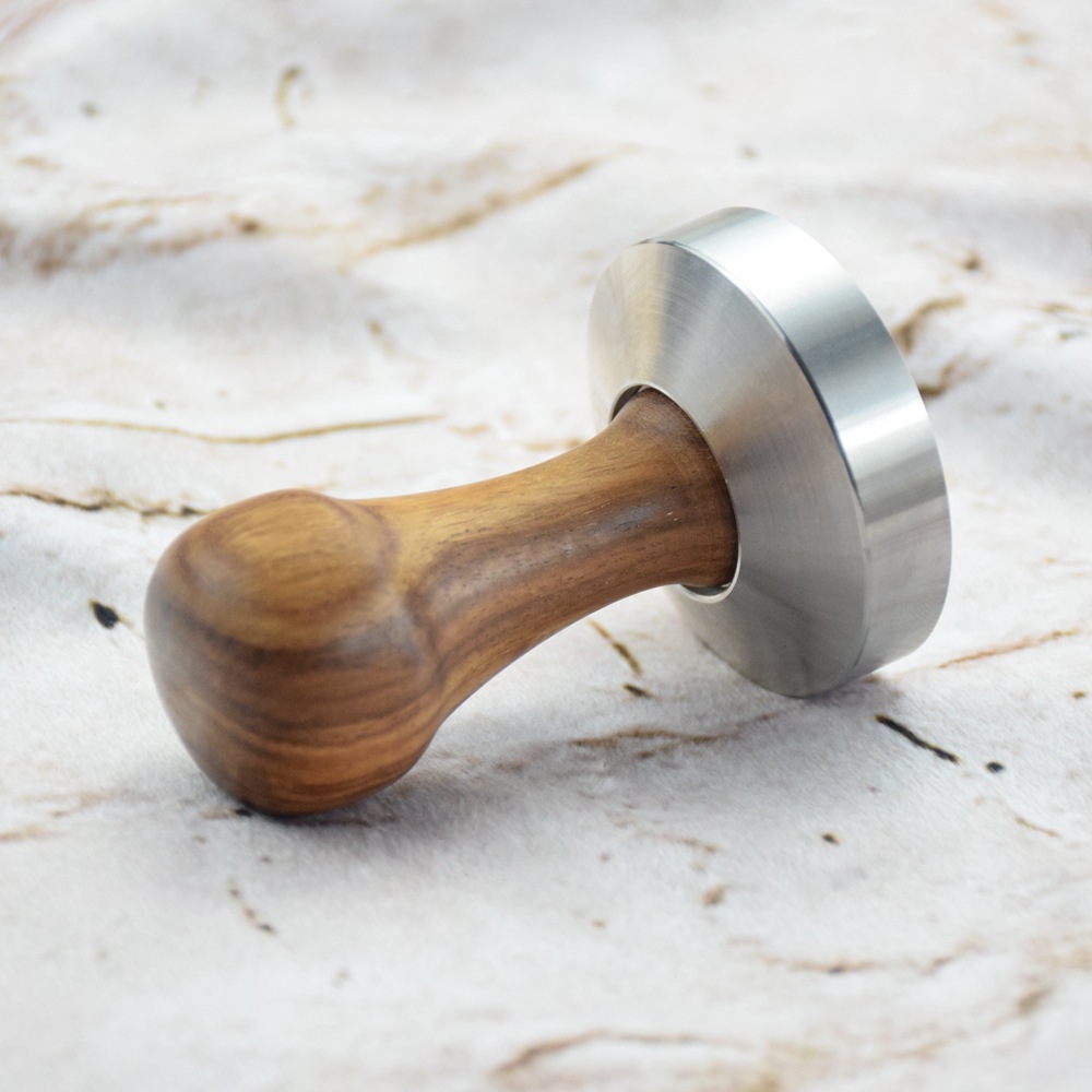 花梨木咖啡压粉器 压粉锤意式填压粉器 咖啡粉锤51mm 58mm
