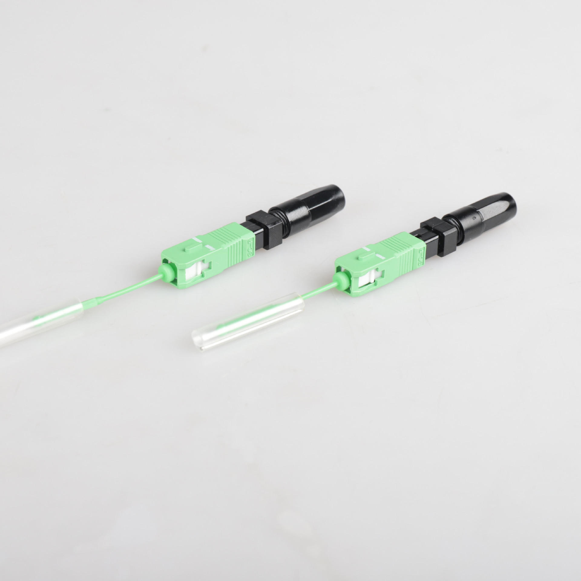 光纤快速连接器sc/upc 冷接子 sc接头皮线光纤快接 电信级-报价