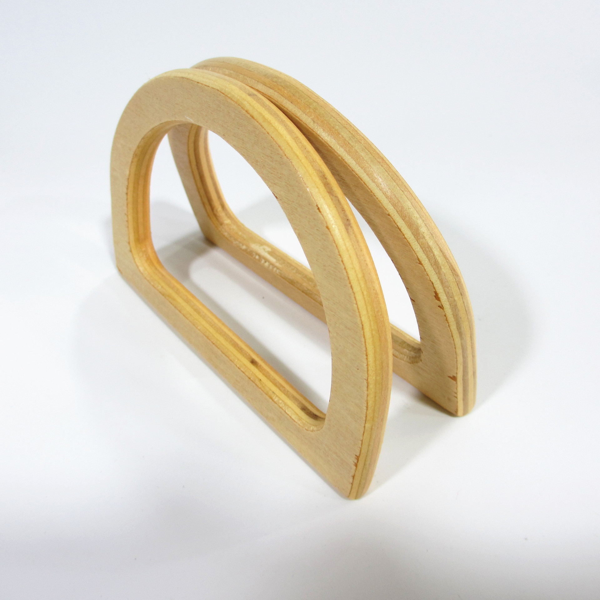 diy木制d形木环手挽,木手提把手,木提手拎环竹藤木包袋配件辅料