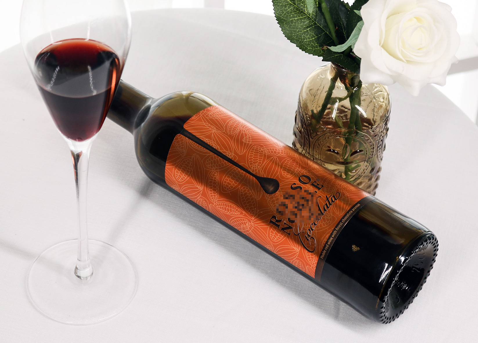 柔丝巧克力红酒女士甜红葡萄酒rosso nobile 750ml德国进口