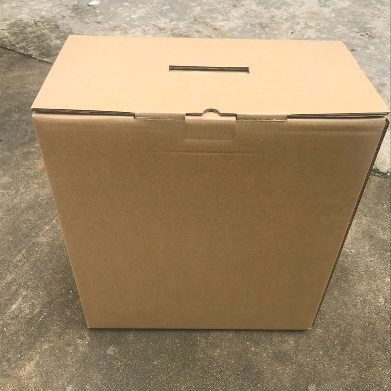 出口可带手提扣纸箱方形长条瓦楞纸箱子牛皮纸快递包装箱可印刷