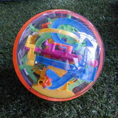 跨境电商儿童益智3d立体超大号迷宫球玩具138关魔幻智力球轨道球