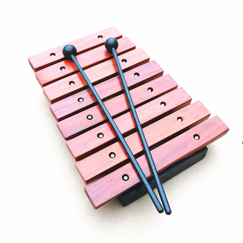 八音小木琴儿童手敲音乐打击乐器幼儿园早教教具宝宝学生红木敲琴