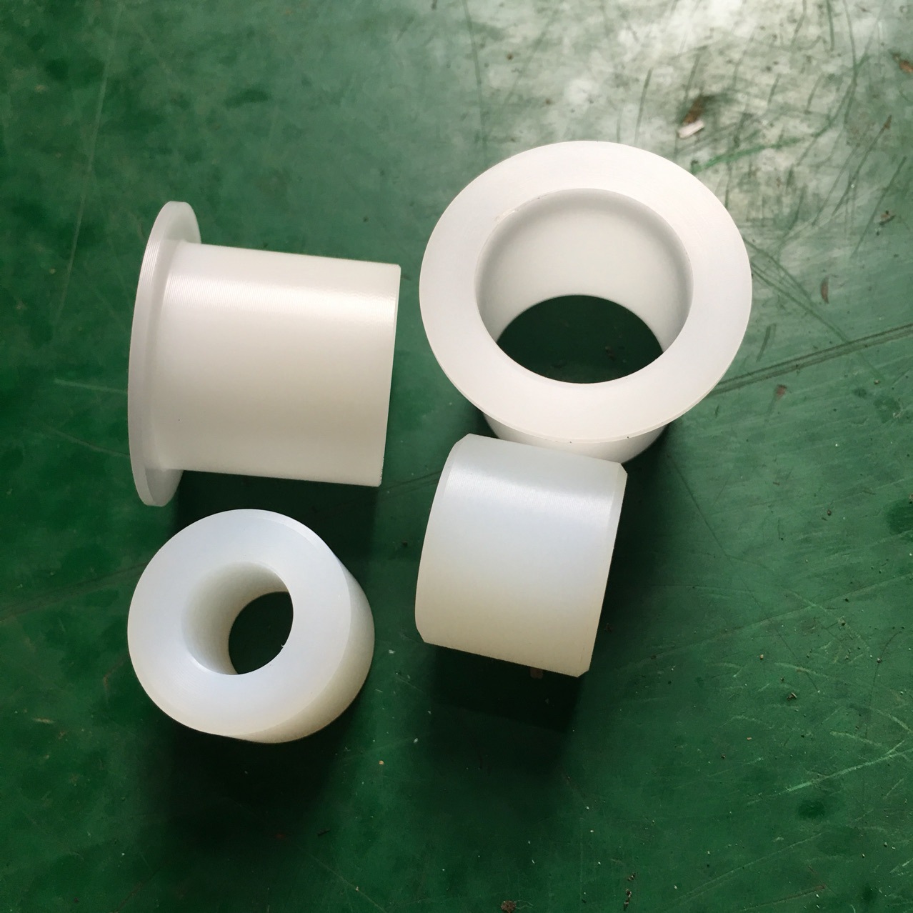 厂家定做t型四氟轴套尼龙轴套塑料轴承套耐磨尼龙轴套小衬套