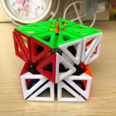 方是lim毒液异型魔方venommagiccube框架二阶变形益智魔方