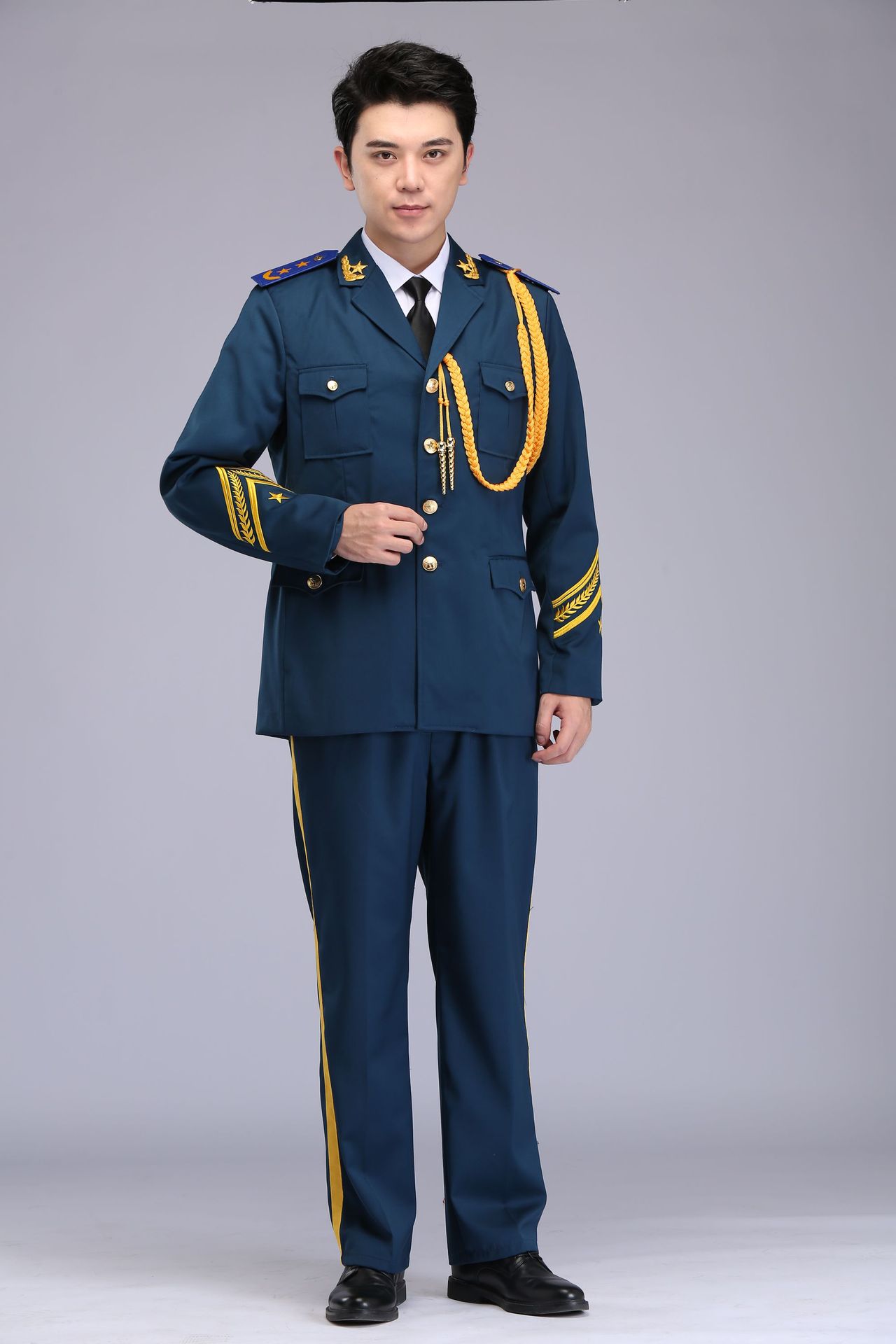 军装礼服国旗班升旗手服装军鼓乐队演出服三军仪仗队成人男女套装