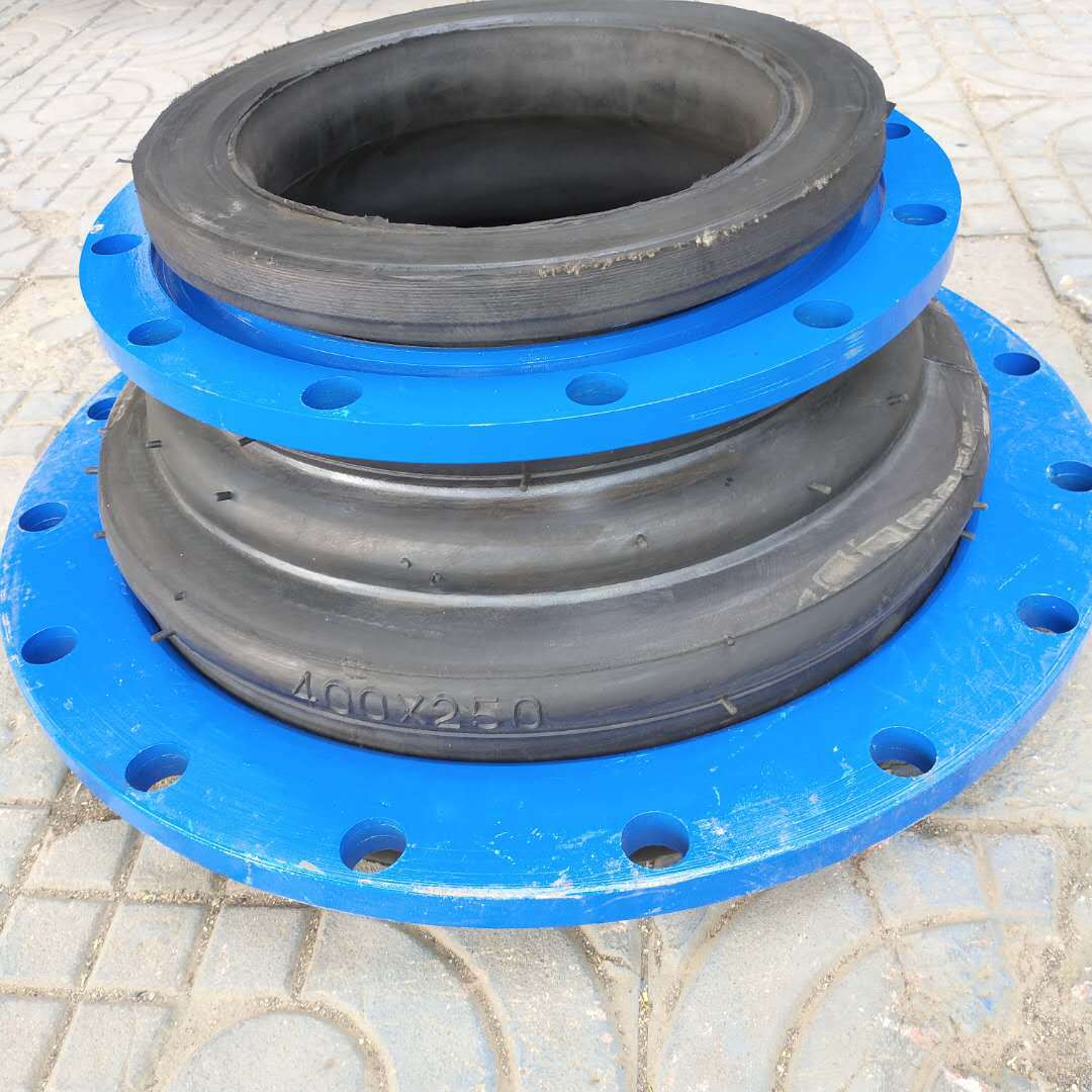 厂家直销dn400/250 变径橡胶软连接 带增压环橡胶软接头 变径