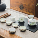 景德镇青花瓷餐具套装家用陶瓷碗盘结婚乔迁送礼新款高