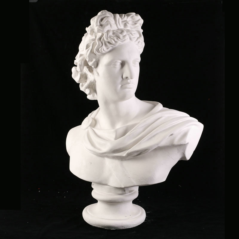 日月兮石膏像 人物石膏头像 阿普罗阿波罗胸像写生教具美术用品