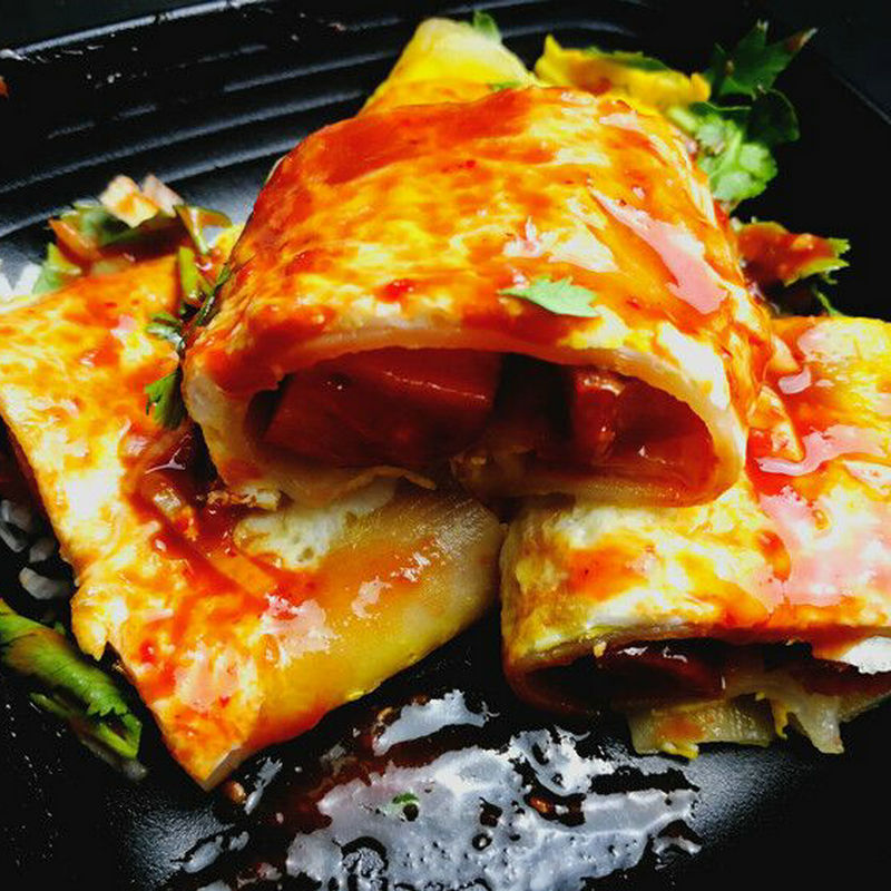 东北小子烤冷面 25张/2100g装烤冷面批发 韩式铁板特色小吃烤冷面