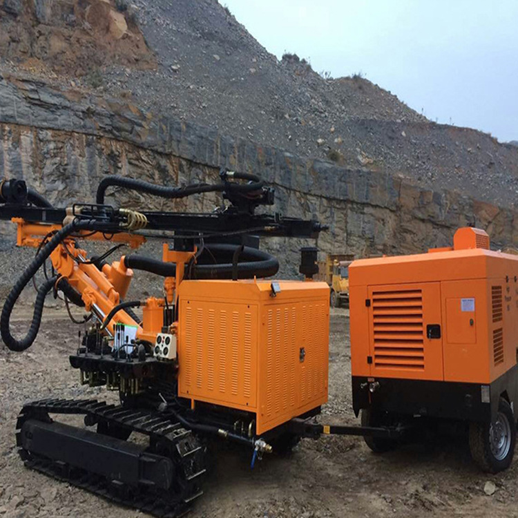 开山潜孔钻机浙江开山kg910型露天潜孔钻车矿山石方钻凿爆破预裂孔