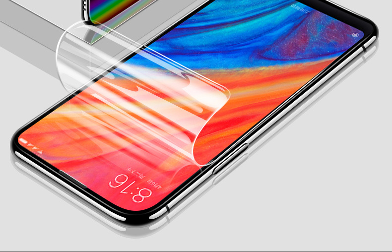 适用小米cc9pro/mix3红米note8手机防爆水凝膜tpu钢化膜软膜批发