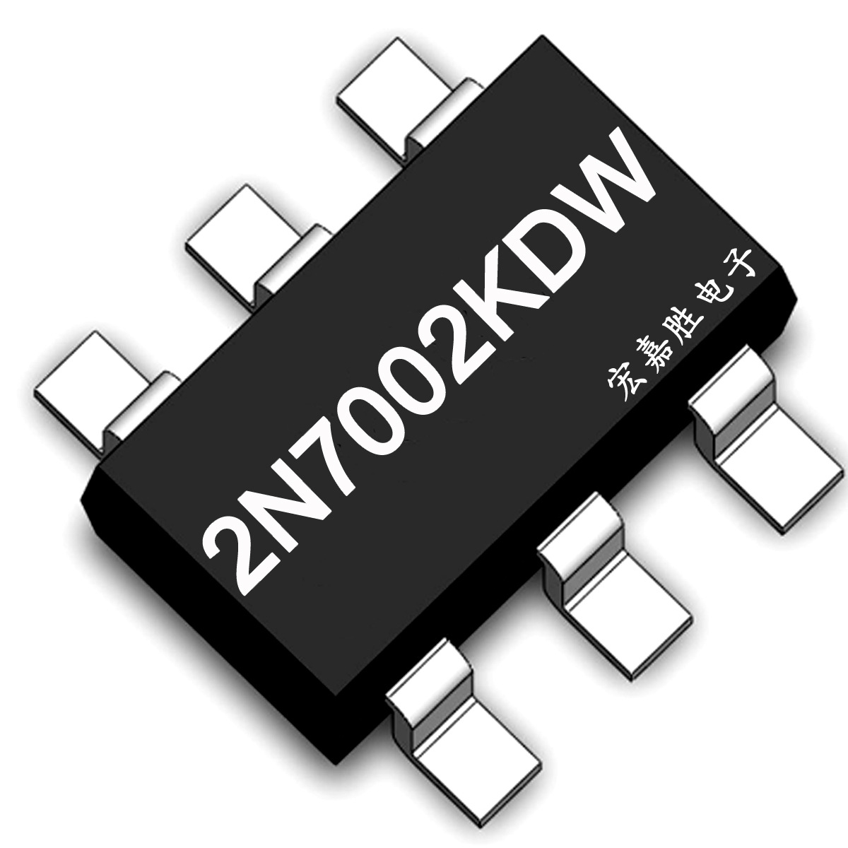 2n7002kdw丝印72ksot363贴片三极管n沟道mos管双场效应管