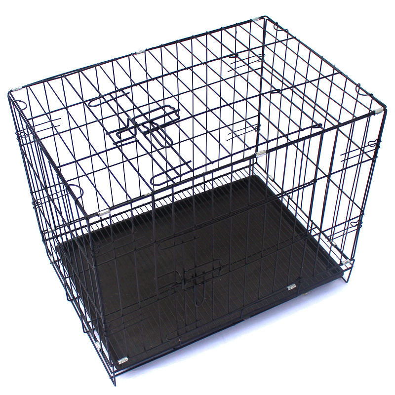 Factory Wholesale Zexin Pet Wire Dog Crate Cat Cage Pet Supplies Folding Dog Cage Dog House Cat Villa Kennel